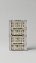 Milk Packets Off-White Crate