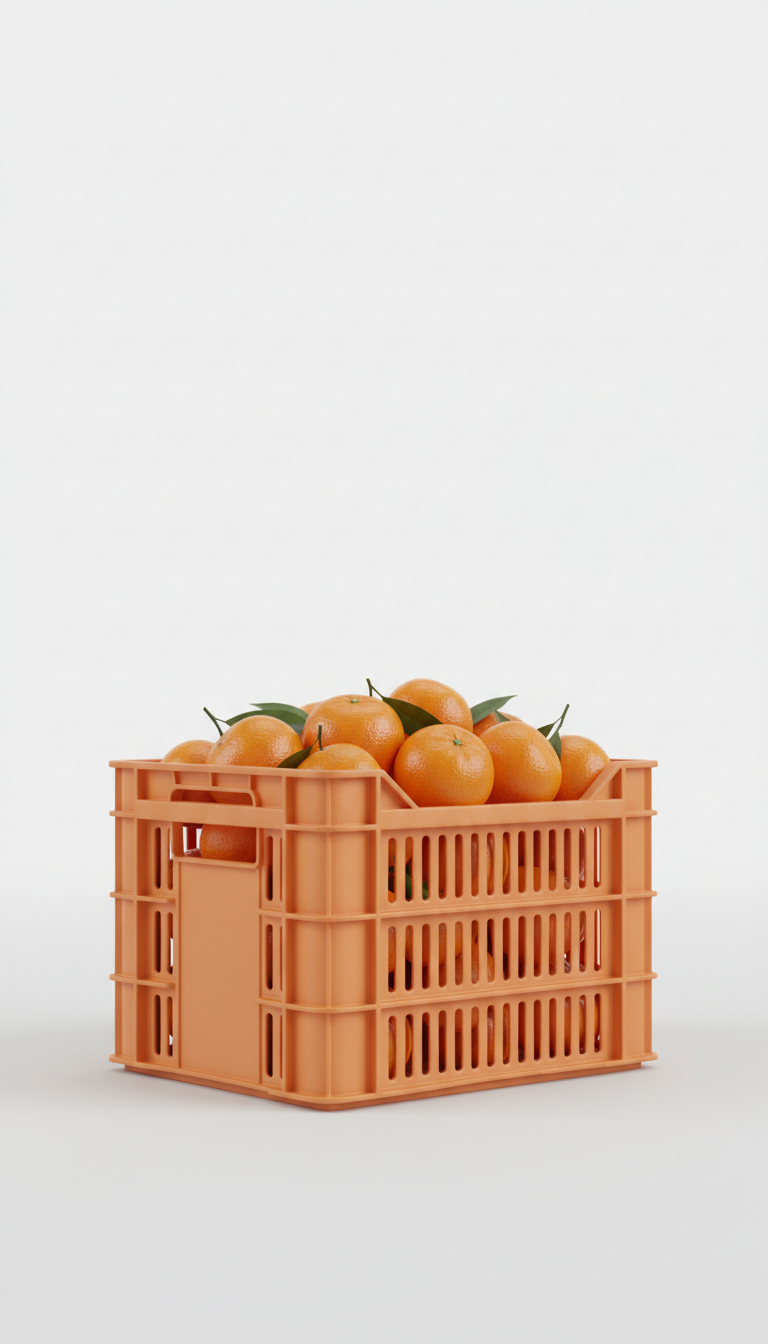 Mandarin Oranges Soft Orange Crate
